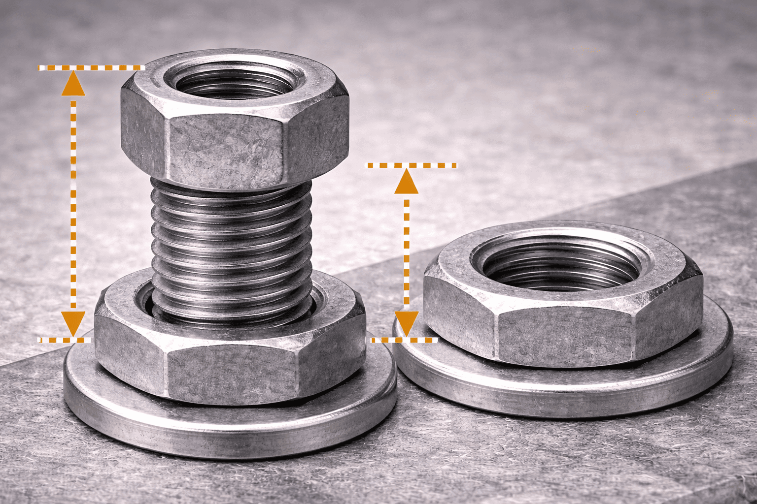 Низкие гайки (DIN 431): когда можно экономить высоту, а когда нельзя