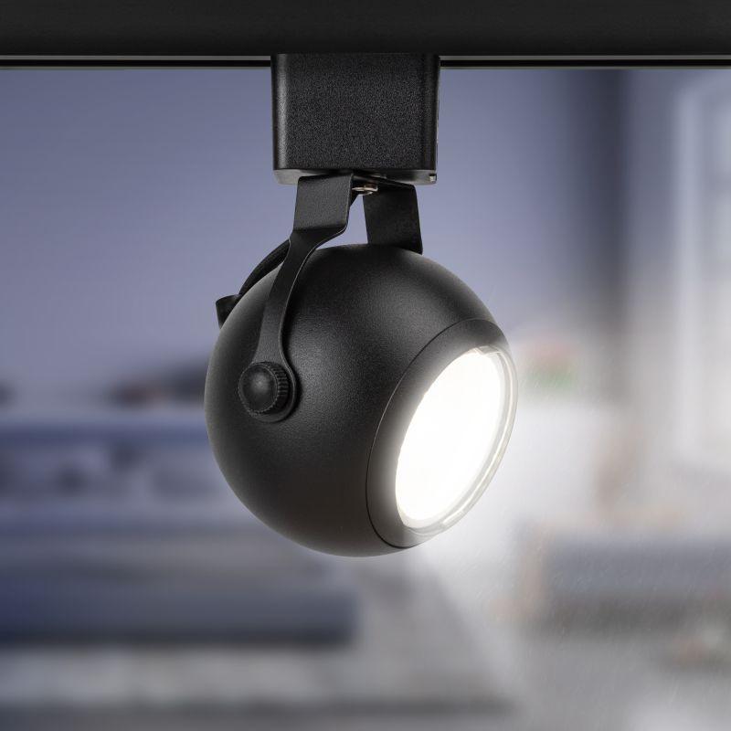Рекомендуем купить Светильник трековый TR35-GU10 80х130 8647 MR16 GU10 1ф BK черн. Эра Б0053296