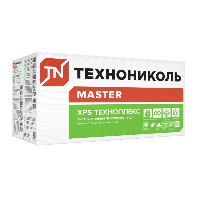 Рекомендуем купить Пенополистирол экструд. Технониколь Техноплекс Г4 1180х580х30 мм, 13 шт