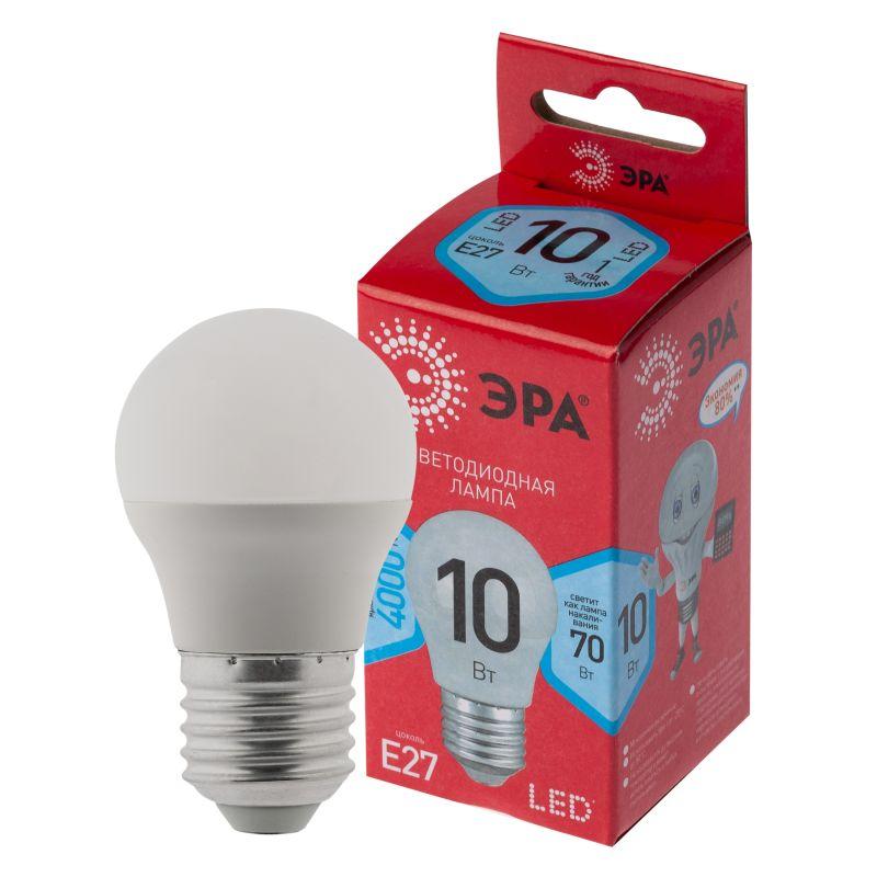 Рекомендуем купить Лампа светодиодная RED LINE LED P45-10W-840-E27 R 10Вт P45 шар 4000К нейтр. бел. E27 Эра Б0050234
