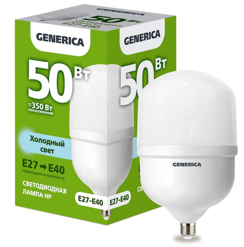 Рекомендуем купить Лампа светодиодная HP 50Вт 6500К E27-E40 230В GENERICA LL-HP-50-230-65-E27-E40-G