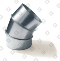 Отвод круглого сечения 45 градусов - №1