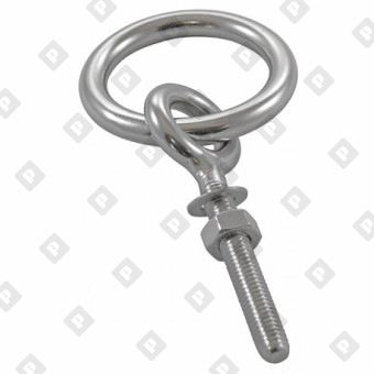 Рым-болт ART 8228 М8 с кольцом 8х45, нерж. сталь А2 - №1