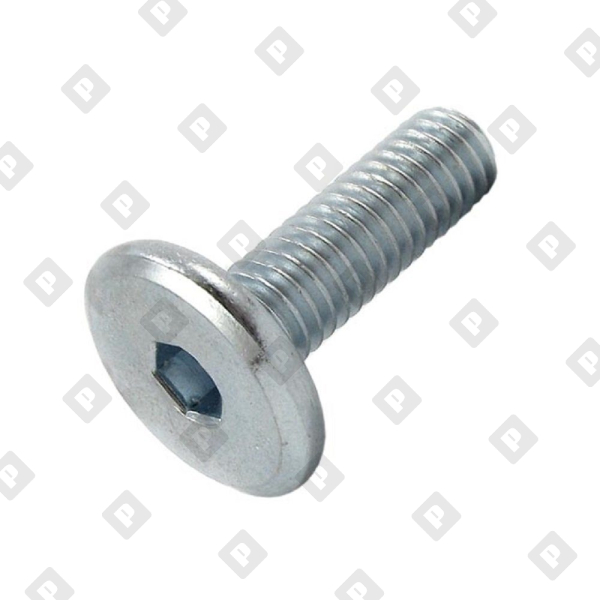 M6x25 DIN 7420 мебельный, оц. сталь - №1