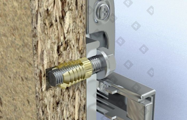 Дюбель fischer для тонких плит PA 4 M6 8x13.5 мм, латунь - №2