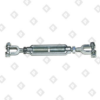 Талреп грузовой открытый 5/8" x 6" вилка-вилка 1,6 т, оц. сталь - №3