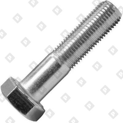 Болт DIN 931 M20x80 с шестигранной головкой SW30 и неполной резьбой, кл. пр. 8.8, оц. сталь - №1