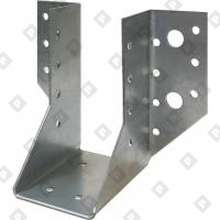 Опора бруса раскрытая OBR R 50х140х76x2 мм, оц. сталь - №1