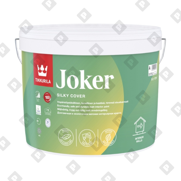 Краска акрилатная Tikkurila JOKER A (9 л) - №1