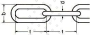 Цепь длиннозвенная DIN 763 Ø4 мм, оц. сталь