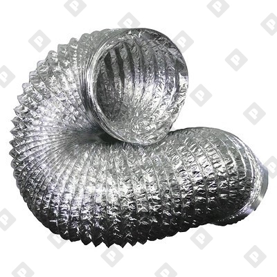 Гибкий воздуховод неизолированный Ø254 мм, алюминиевая фольга - №1