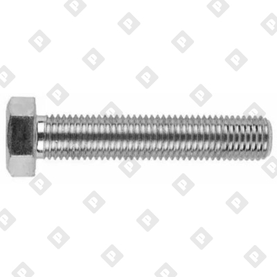 Болт ГОСТ 7798 M6x25 с шестигранной головкой и полной резьбой, кл. пр. 4.8-5.8, кг - №3