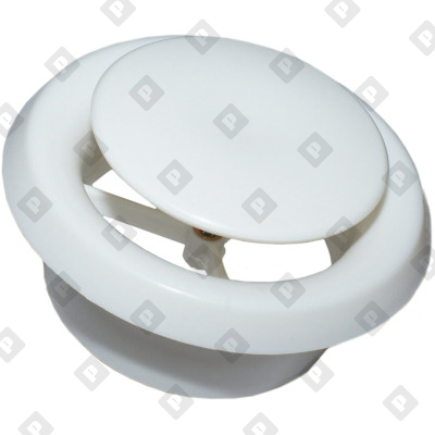 Диффузор пластиковый универсальный Ø125 мм - №1