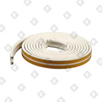 Уплотнитель сдвоенный типа P, белый, 1 пог.м - №2
