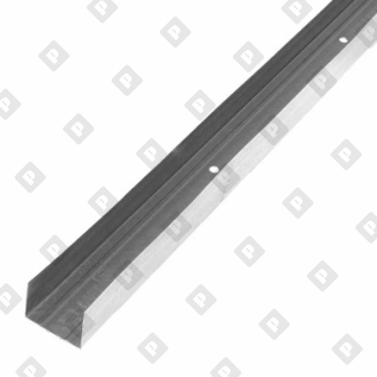 Профиль направляющий ПН-2 50x40x0.6 мм (3 м) для ГКЛ, оц. сталь - №1