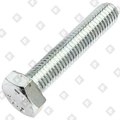 Болт DIN 933 M16x100 с шестигранной головкой и полной резьбой, кл. пр. 10.9, оц. сталь - фото №1 Болт DIN 933 M16x100 с шестигранной головкой и полной резьбой, кл. пр. 10.9, оц. сталь - №1