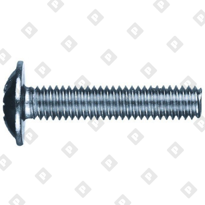 Винт DIN 967 М8x20 с низкой полукруглой головкой и прессшайбой, крестообразный шлиц, кл. пр. 4.6, оц. сталь - №2