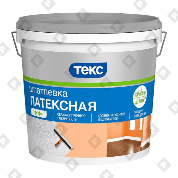 Шпаклёвка латексная Текс Профи (5 кг) - №1