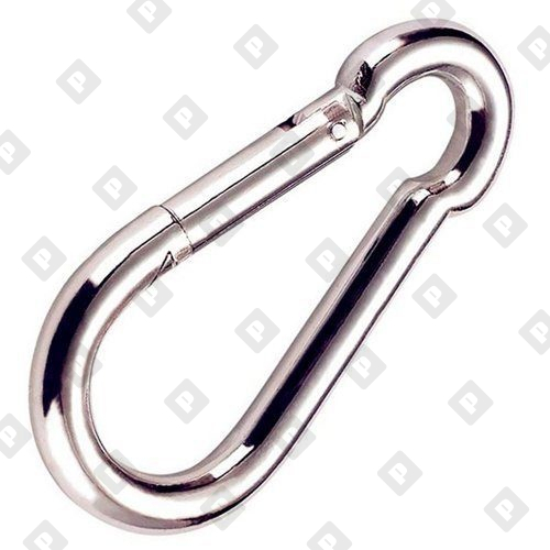 Карабин пожарный ART 9075 (DIN 5299С) 11х120, нерж.сталь А4 - №1