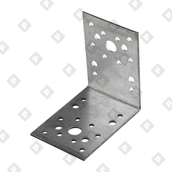 Крепежный уголок KU 90x90x65x1.5 мм, оц. сталь - №1