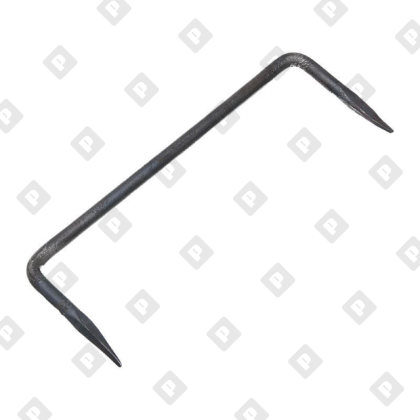 Скоба строительная d=8 мм, 300х70 мм - №1