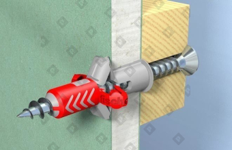 Универсальный дюбель fischer DUOPOWER 8x65 мм - №9