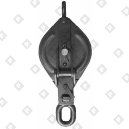 Блок одинарный монтажный грузовой с кольцом, г/п 4т - №2