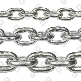 Цепь короткозвенная DIN 766 Ø10x28, нерж. сталь A2 - №3