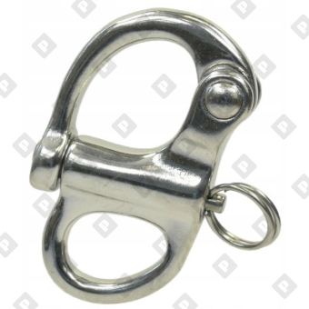 Карабин отцепной «пеликан» с мочкой ART 8288 66 мм, нерж. сталь A4 - №1