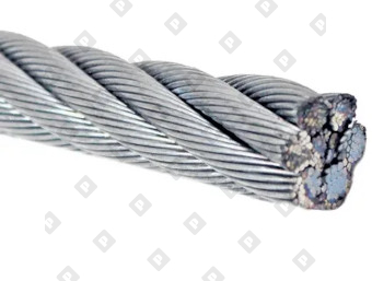 Канат ГОСТ 2688-80 Ø 7.6 мм, оцинкованная сталь - №1