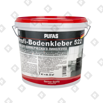 Клей для напольных покрытий PUFAS, Profi-Bodenkleber 522 (7 кг) - №1