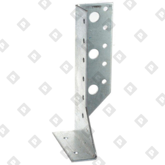 Опора балки OB П 76x140x25x2 мм правая, оц. сталь - №1