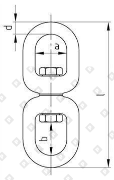 Вертлюг Art. 8254 петля-петля 6мм, нерж. сталь A4 - №3