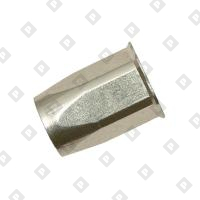 Заклепка М8x18 шестигранная с внутренней резьбой и уменьшенным бортом, нерж. сталь A2 - №1