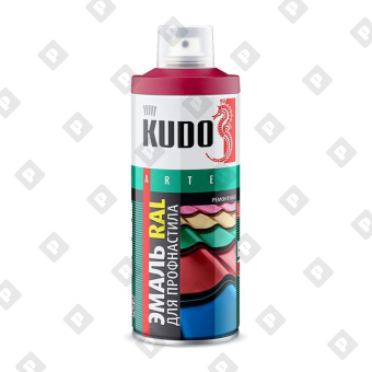 Эмаль аэрозольная Kudo KU-03005R RAL 3005 винно-красный (0,52 л) - №1