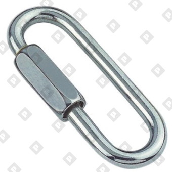 Карабин винтовой удлиненный ART 8838 12x100, нерж. сталь A4 - №1