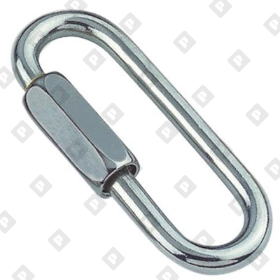 Карабин винтовой удлиненный ART 8838 3x40, нерж. сталь A4 - №1