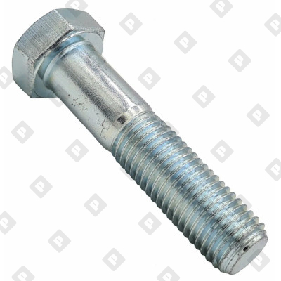 Болт DIN 931 M20x90 с шестигранной головкой SW30 и неполной резьбой, кл. пр. 4.8-5.8, оц. сталь, кг - №1