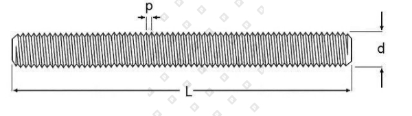 DIN 975 M3x1000 ЛАТ - №5